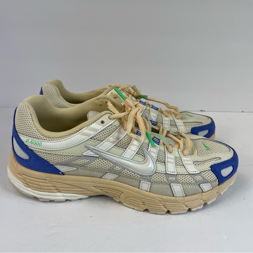 2022 Nike P-6000 size 8 Athletic Department Coconut Milk Medium Blue FJ5443-113